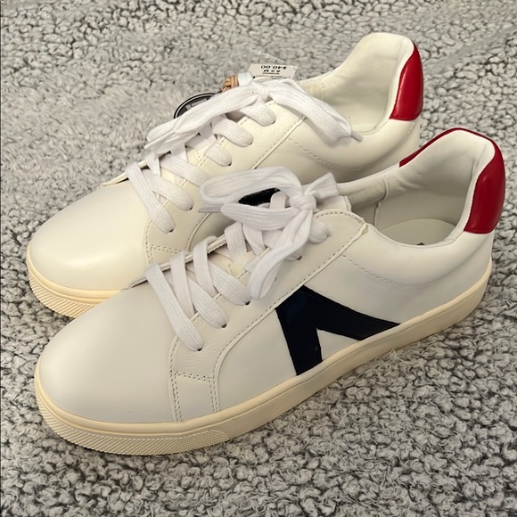 MIA Shoes - MIA White Sneakers with‎ Red and Blue Accents